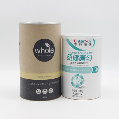 OEM Food Grade Whey Protein Powder Paper Can Used in Kraft paper