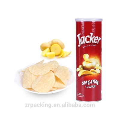 Custom Food grade chip can chip packaging chip container