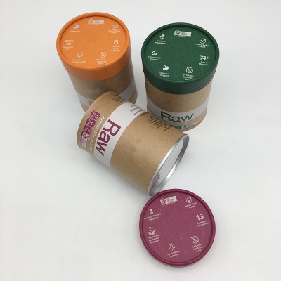 Round Paper Tube For Whey Protein Packing  Manufacturing Wholesale