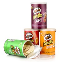 Manufacturer Custom Size Private Label Paper Pringles Potato Chips Tube Packaging Can