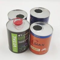 Vacuum pump oil bearing oil metalworking oil paper packaging paper cans paper canister with custom design